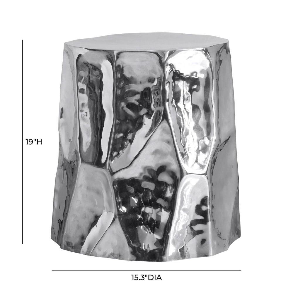 Forma Chrome Side Table dimensions