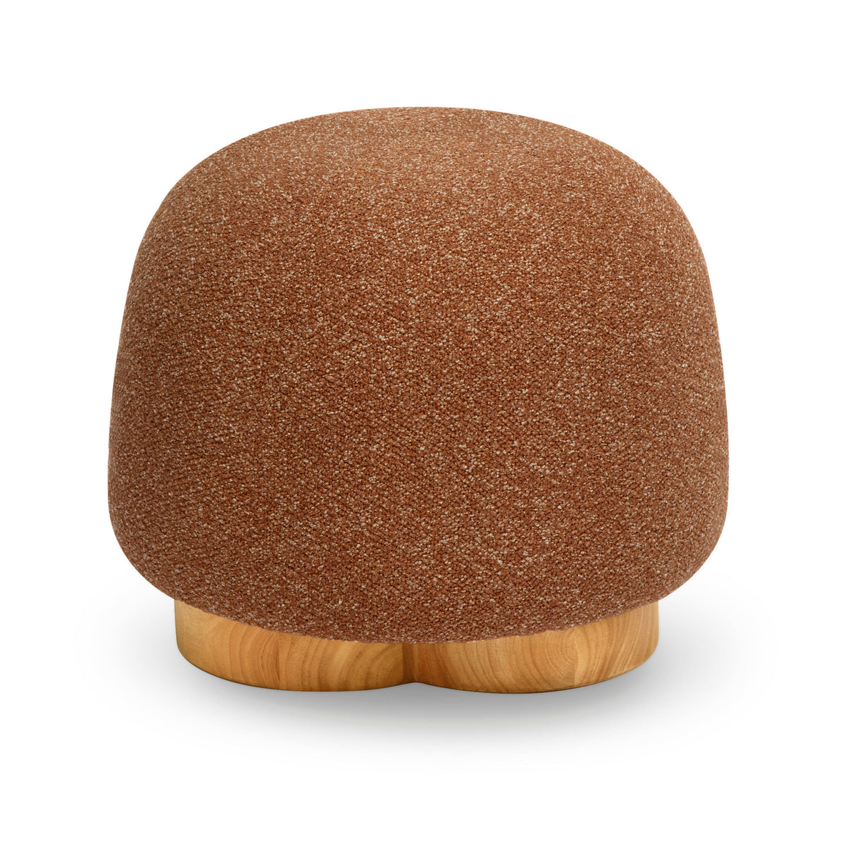 Oopa Swivel Ottoman isolated front view against a neutral white background