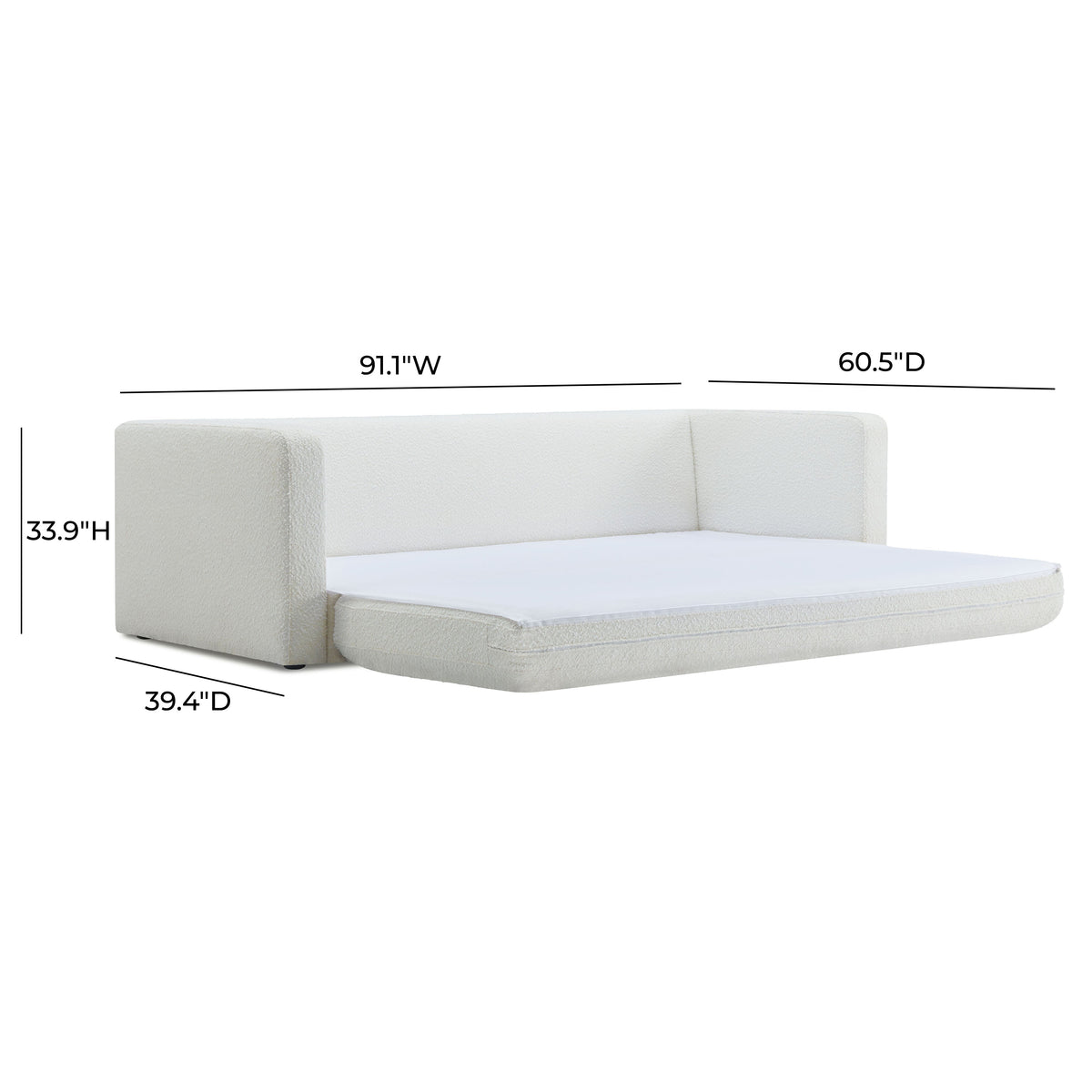Ryan 91" Sleeper Sofa - View 20