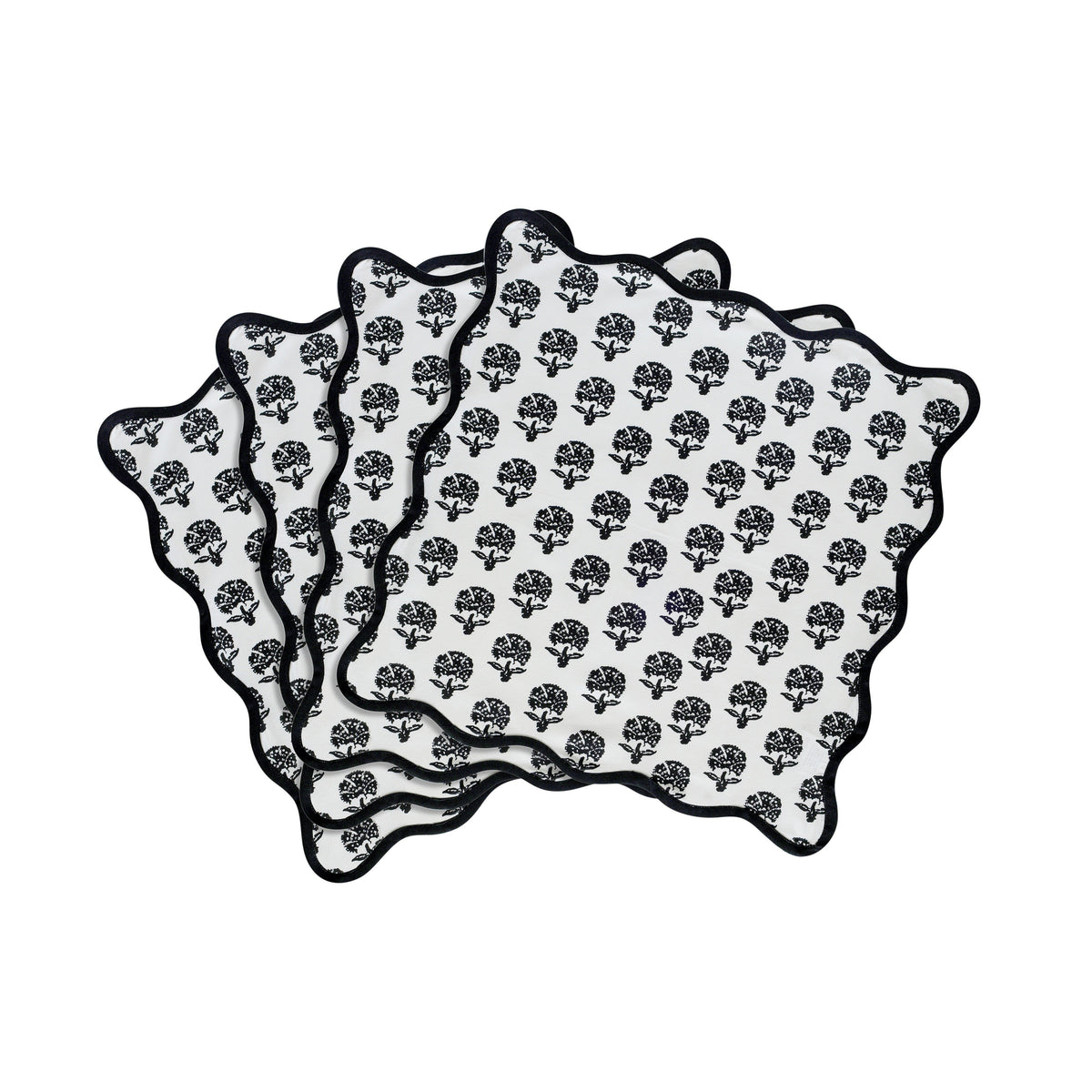 Crissy Cotton Canvas Printed Napkins - Set of 4 - View 29