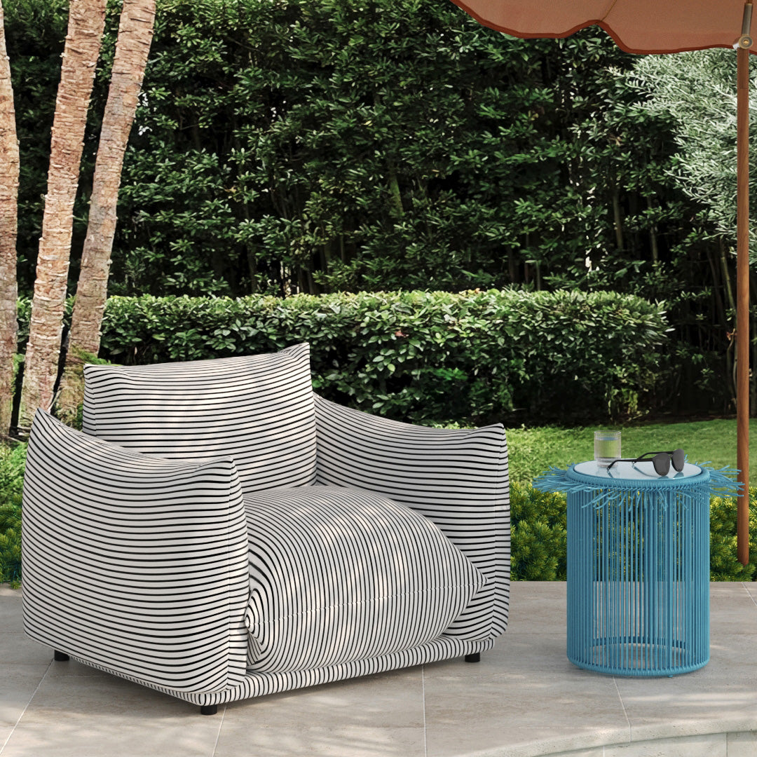 Saint Tropez Stuffed Indoor/Outdoor Armchair - View 26