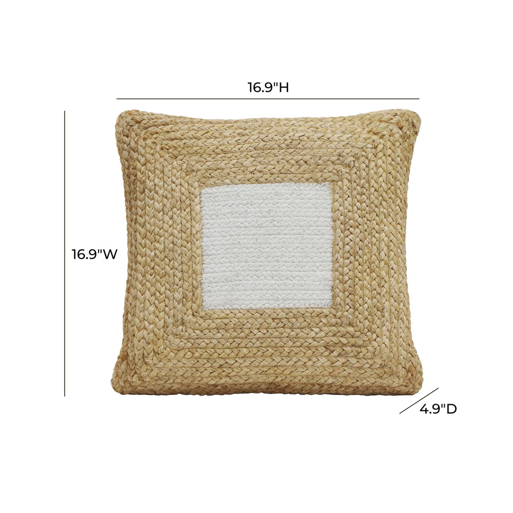 Blank Mind 17" Square Accent Pillow dimensions