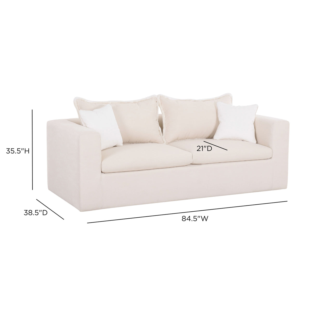 Salty 85" Indoor/Outdoor Sofa - View 14