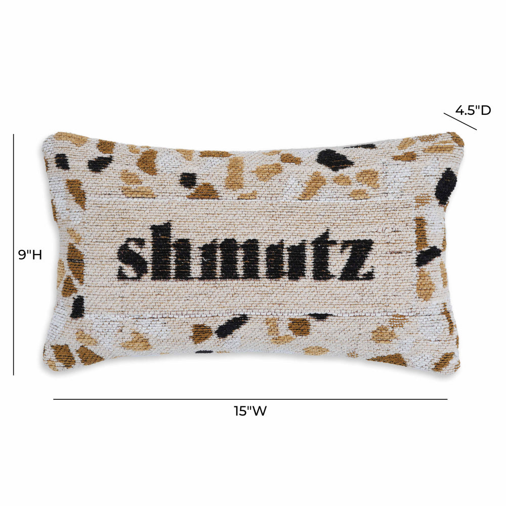 Shmutz 15"X9" Jacquard Cotton Pillow dimensions