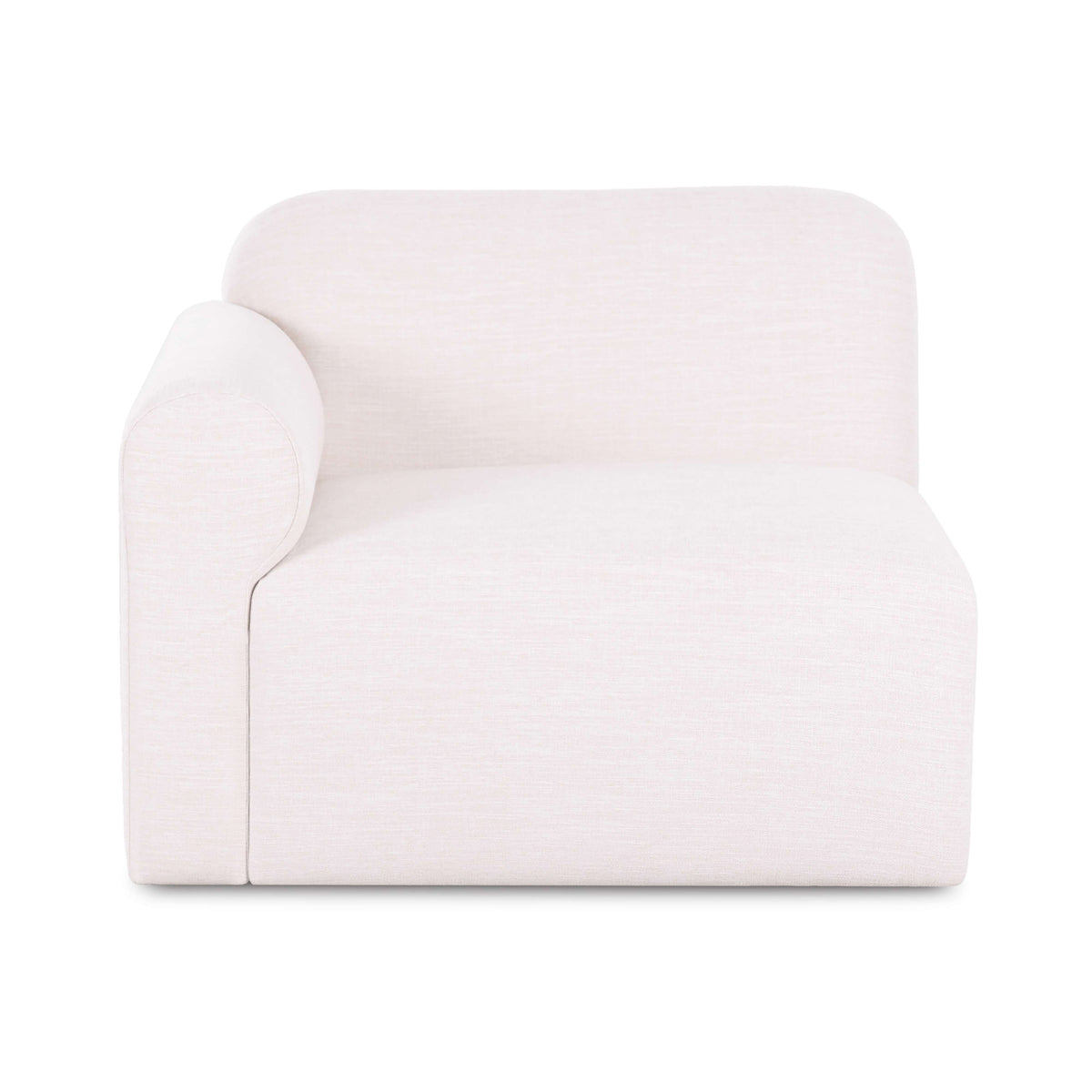 Gorge Modular Corner Chair front angle view in performance upholstery