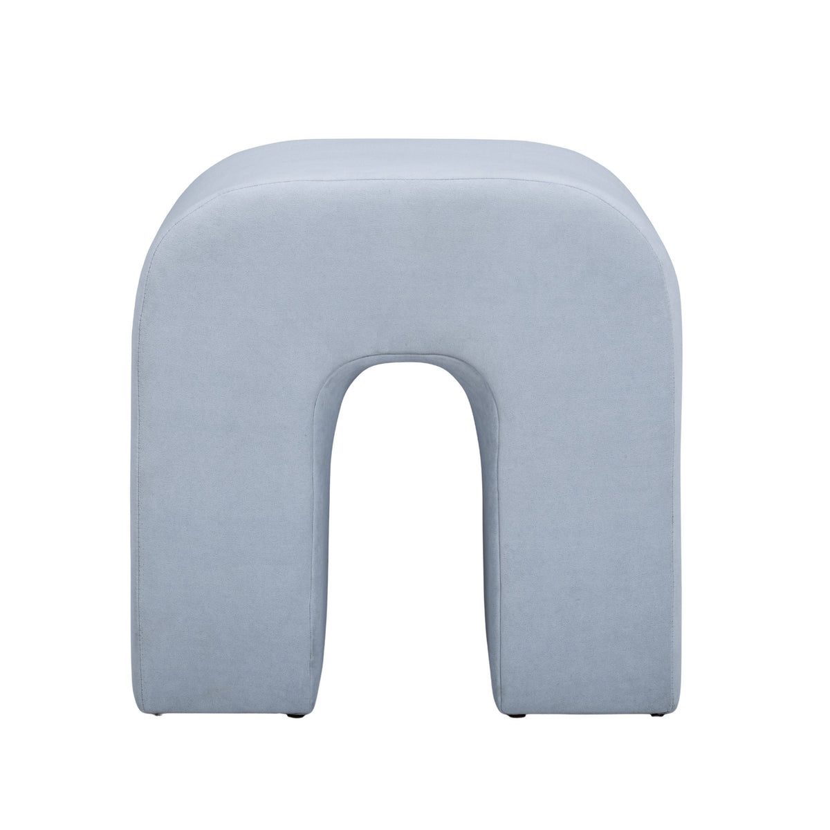 Desi Performance Fabric Ottoman - View 10