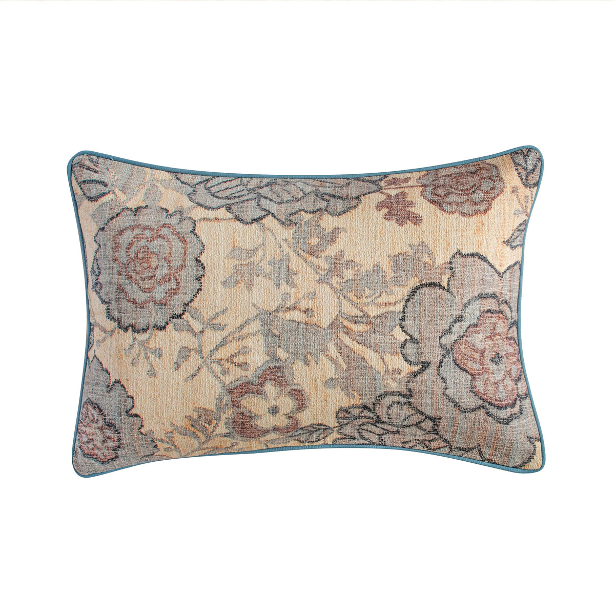 Taman 24"X16" Cotton Accent Pillow in Spring Florals - View 1
