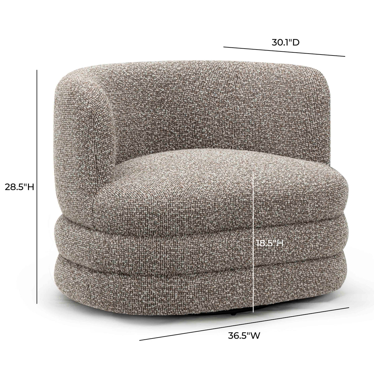 Astor Swivel Hotel Lounge Chair - View 41
