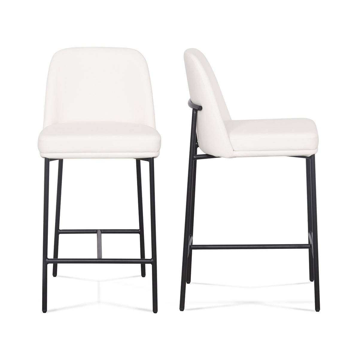 Sydney Performance Vegan Leather Counter Stool - Set of 2 - View 9