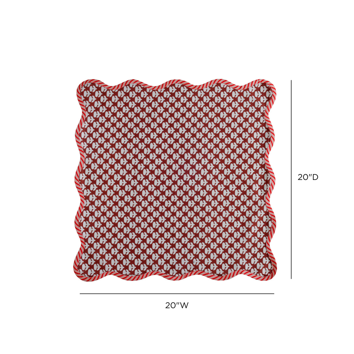 Crissy Cotton Canvas Printed Napkins - Set of 4 - View 36