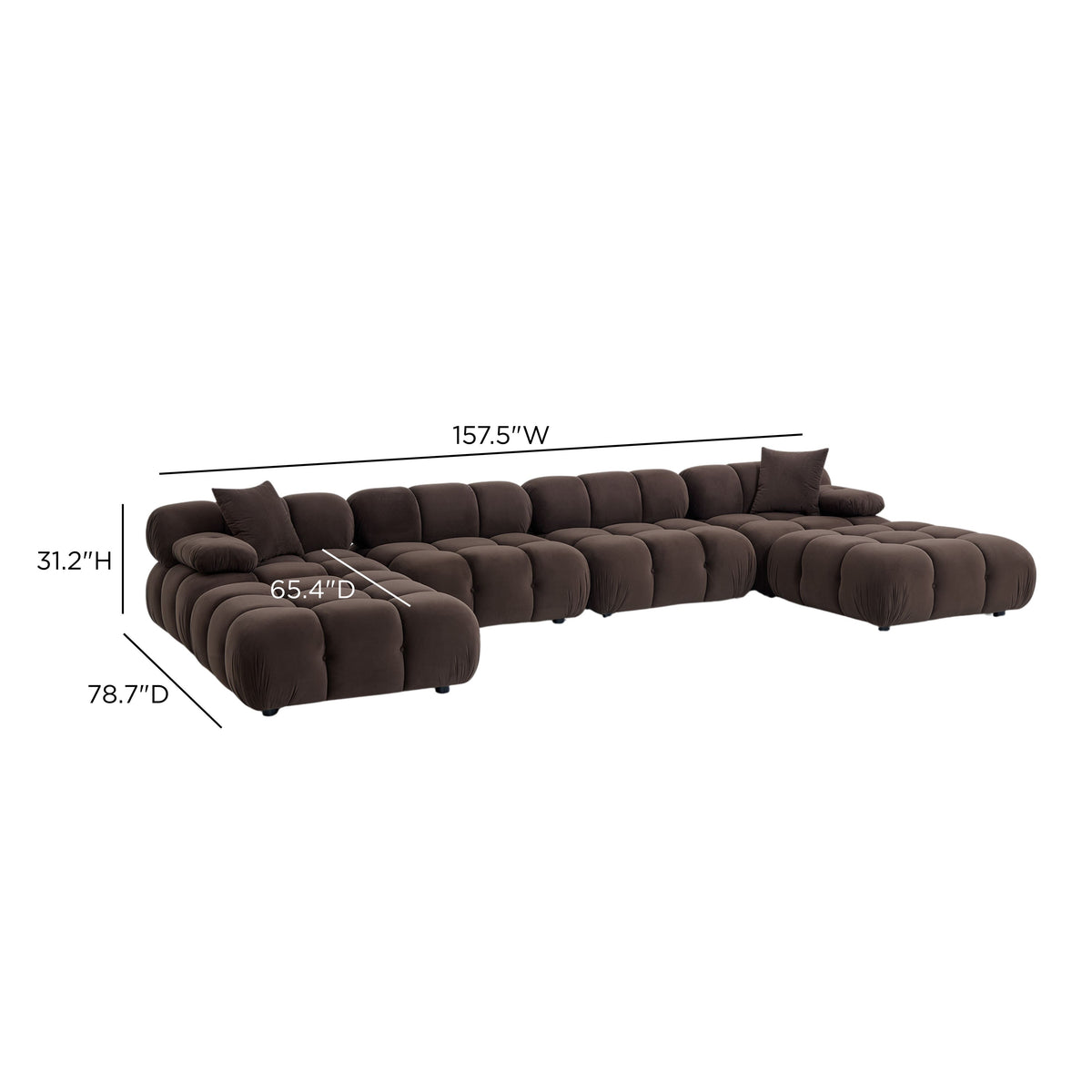 Calliope 6-piece Performance Modular U-Sectional - View 10