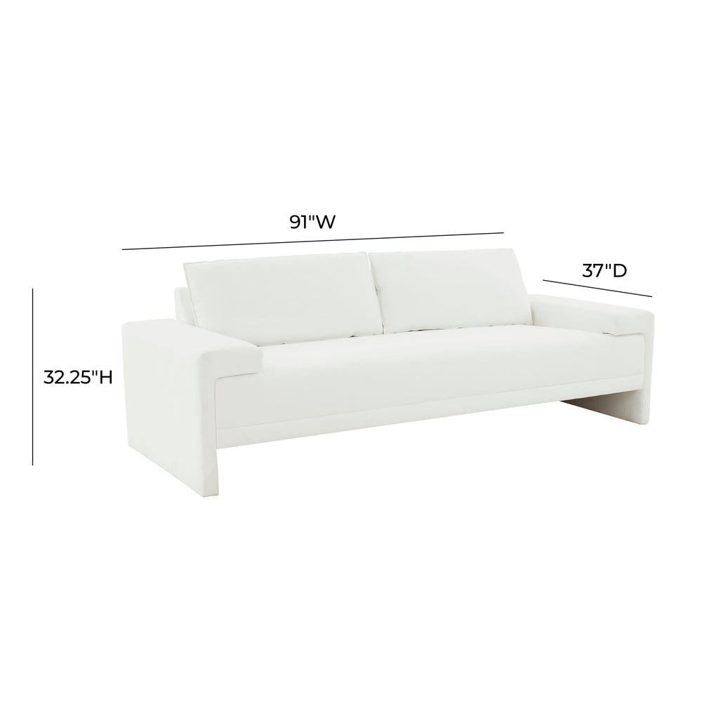 Maeve 91" Upholstered Sofa dimensions