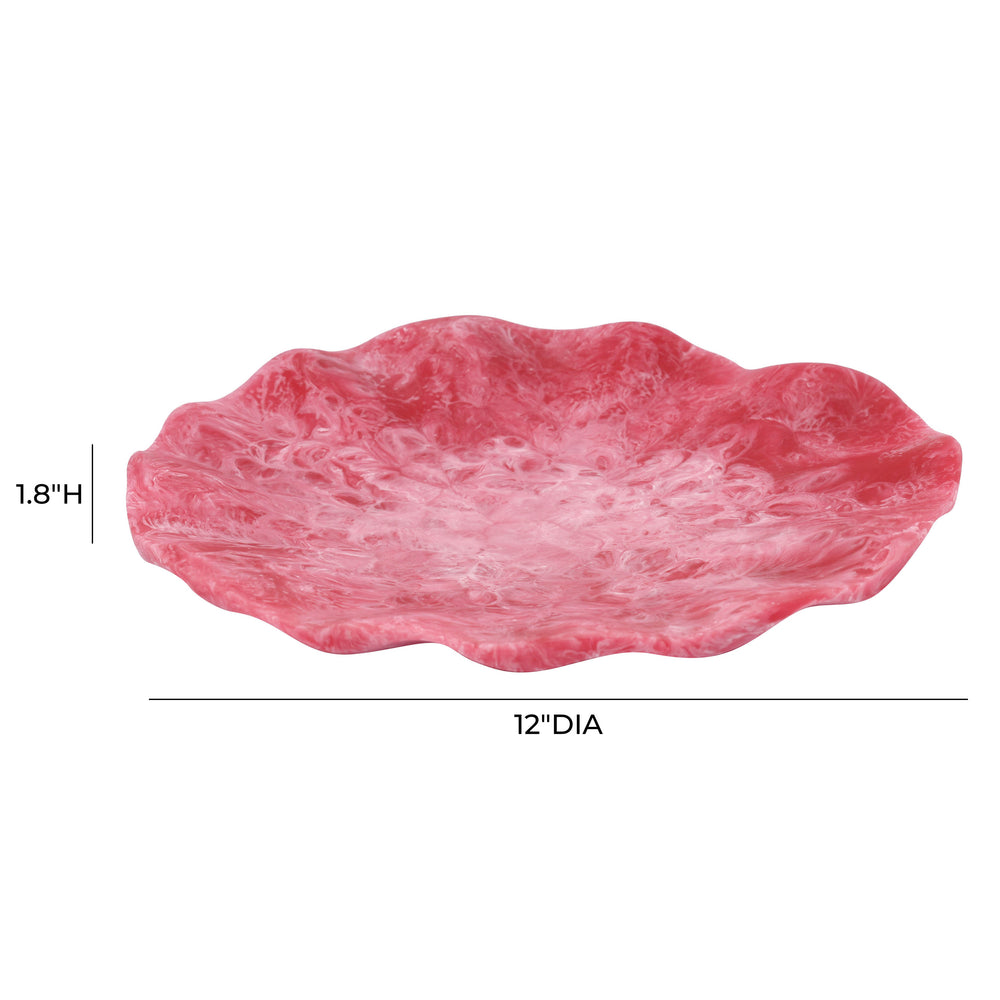 Mera Resin Petal Tray dimensions