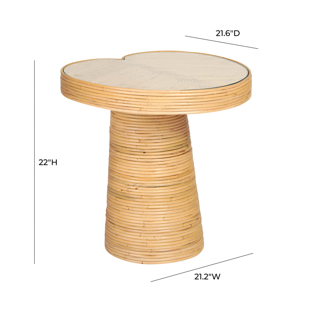 Felicia Lilypad Side Table dimensions