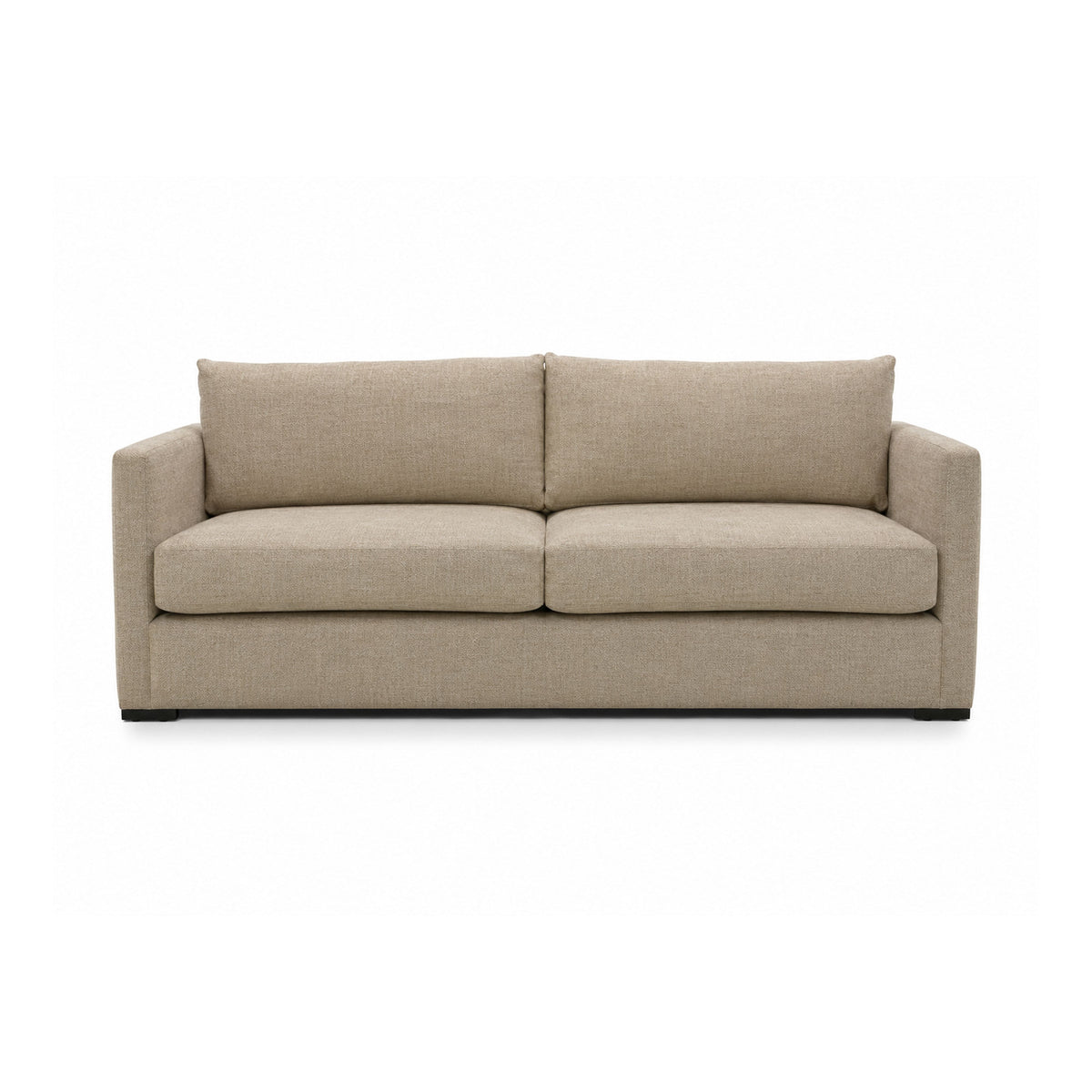 Portsmouth 85 Inch Sofa back view displaying fully tailored upholstered rear panel