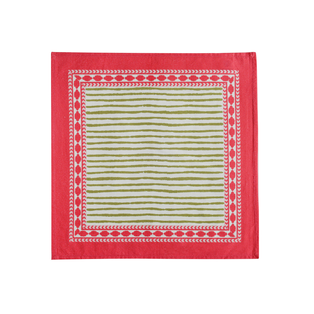 Crissy Cotton Canvas Printed Napkins - Set of 4 - View 3