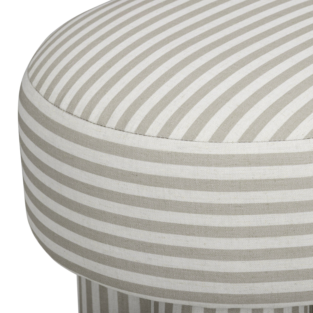 Masha Linen Accent Stool - View 12
