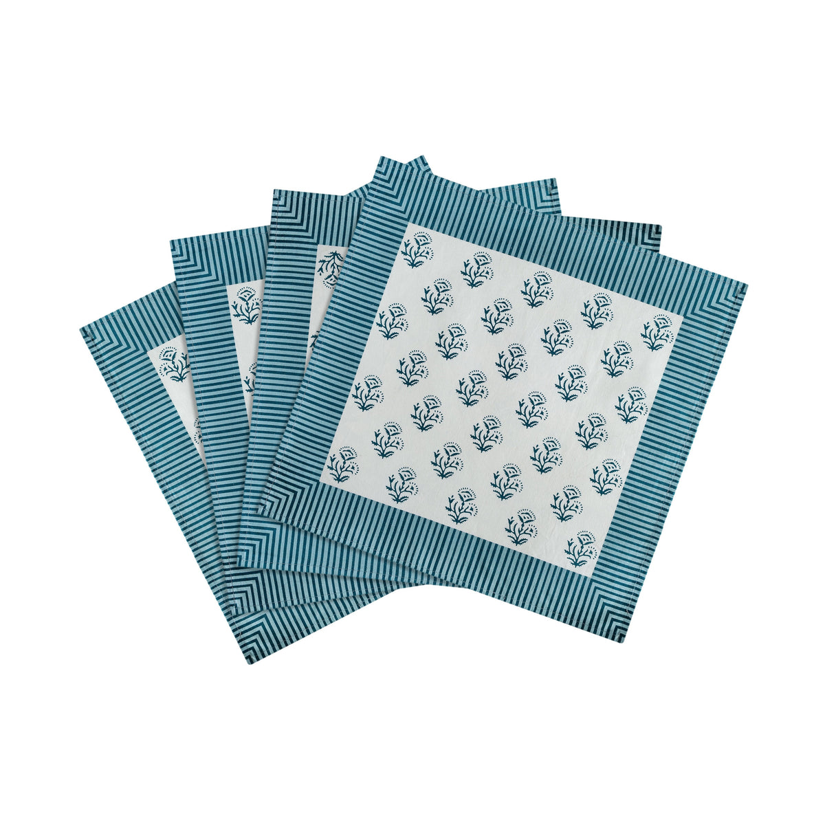 Crissy Cotton Canvas Printed Napkins - Set of 4 - View 23