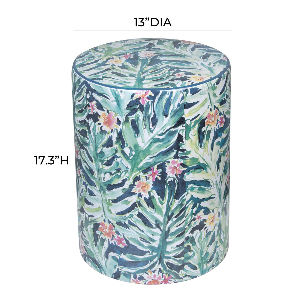 Taurus Ceramic Indoor/Outdoor Stool dimensions