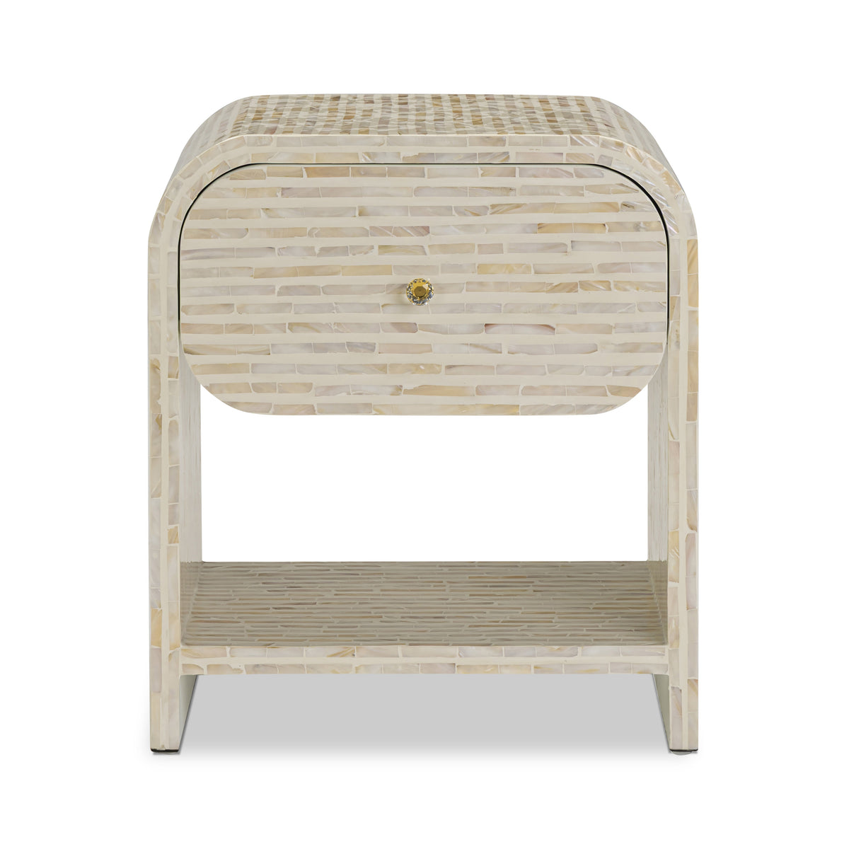 Borno 20" Mother of Pearl Nightstand - View 2