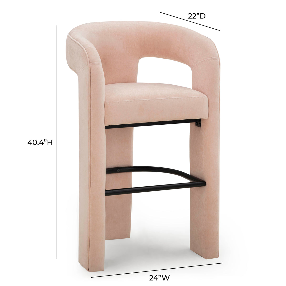 Malone Performance Chenille Stool - View 40