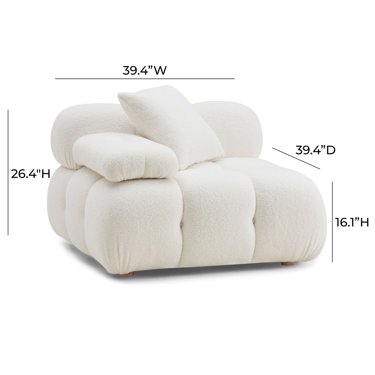 Calliope Performance Modular Corner Chair - View 21