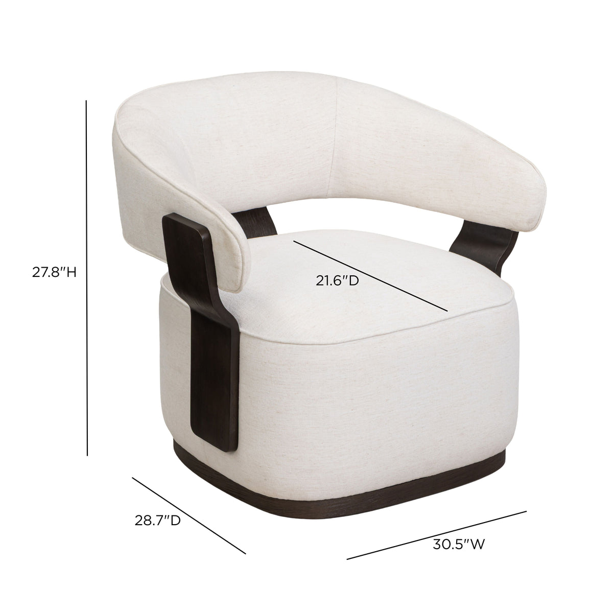Madison Performance Swivel Accent Chair - View 22
