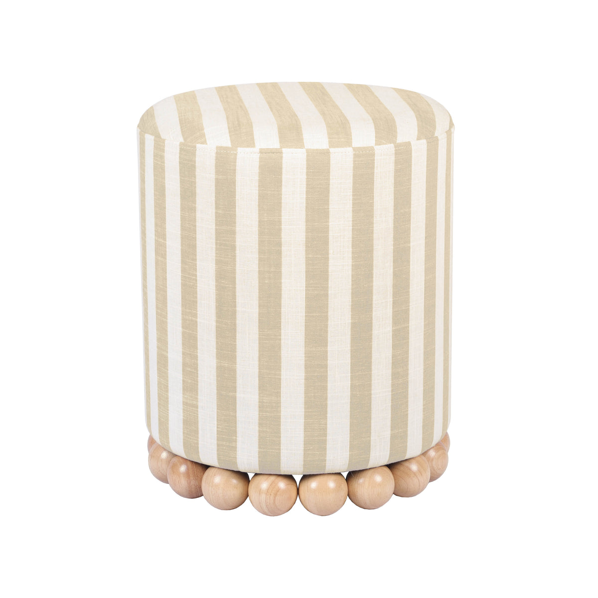Studio lighting shot of Dex upholstered ottoman