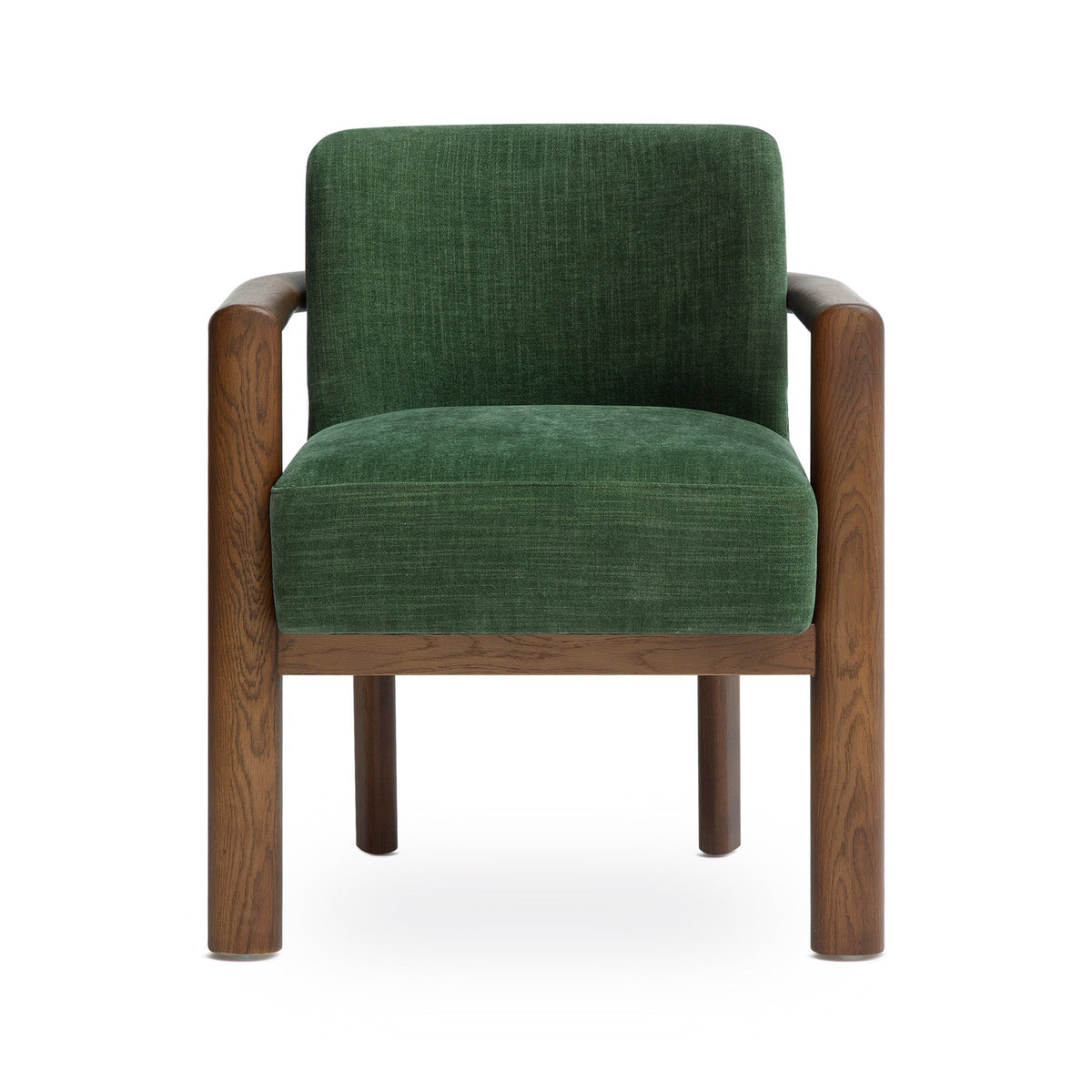 Irma Dining Chair in Taupe neutral colorway side view