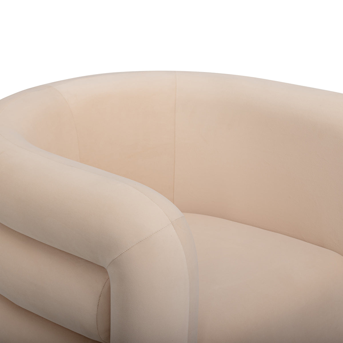 Curves Performance Velvet Swivel Accent Chair - View 21
