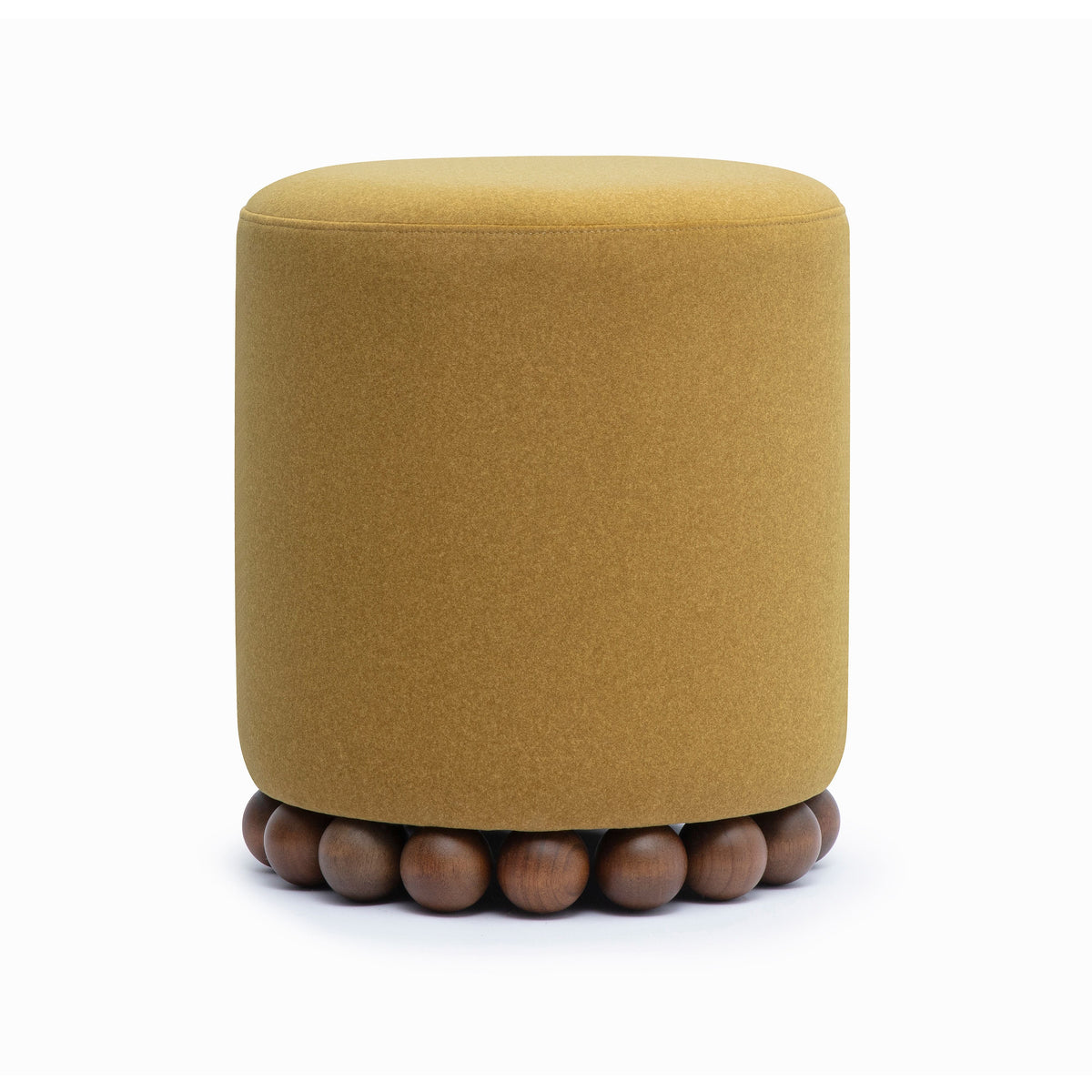 Dex cushioned footstool side angle detail shot