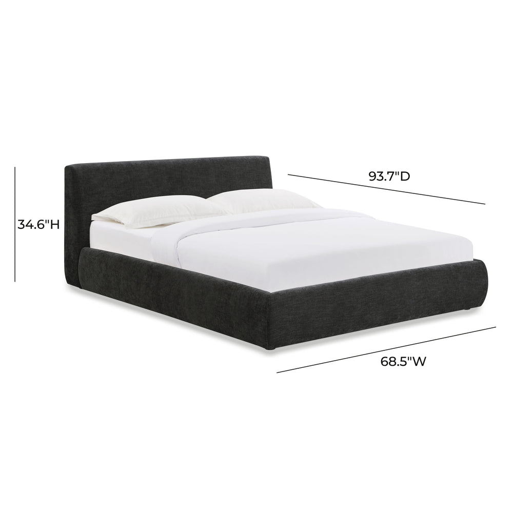 Isla Textured Velvet Bed dimensions