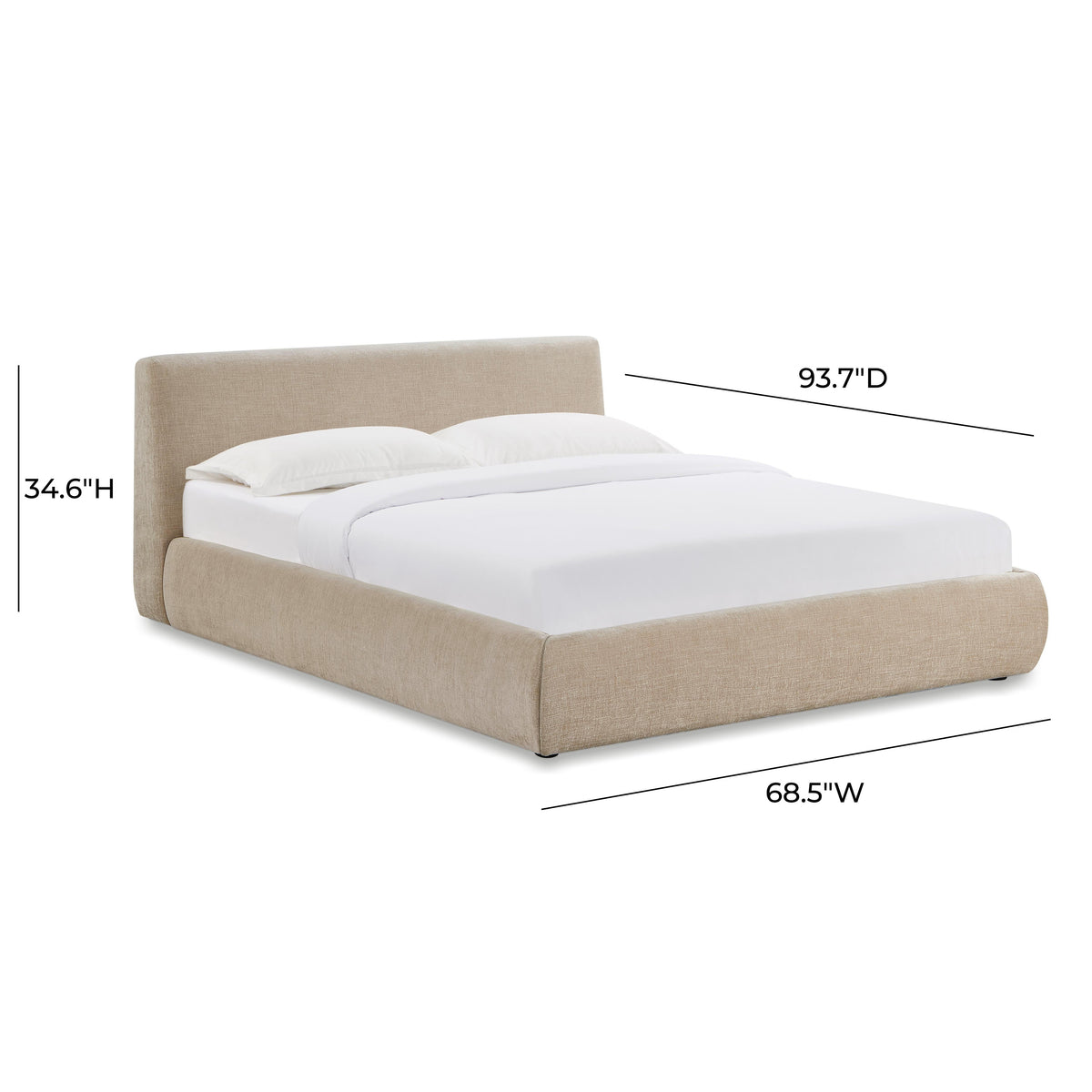Isla Upholstered Bed - View 76