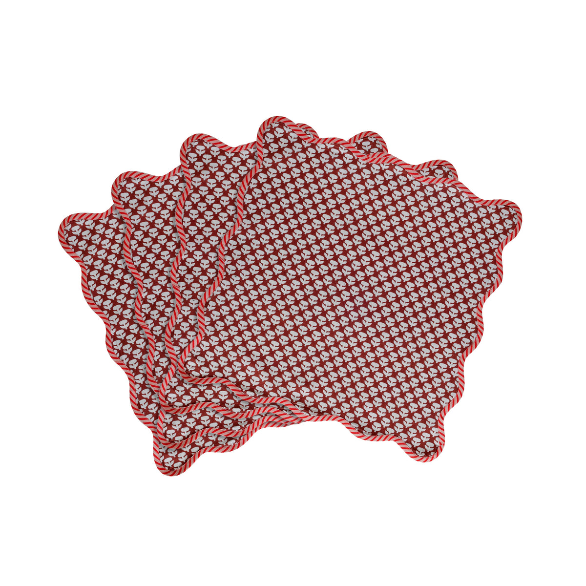 Crissy Cotton Canvas Printed Napkins - Set of 4 - View 35