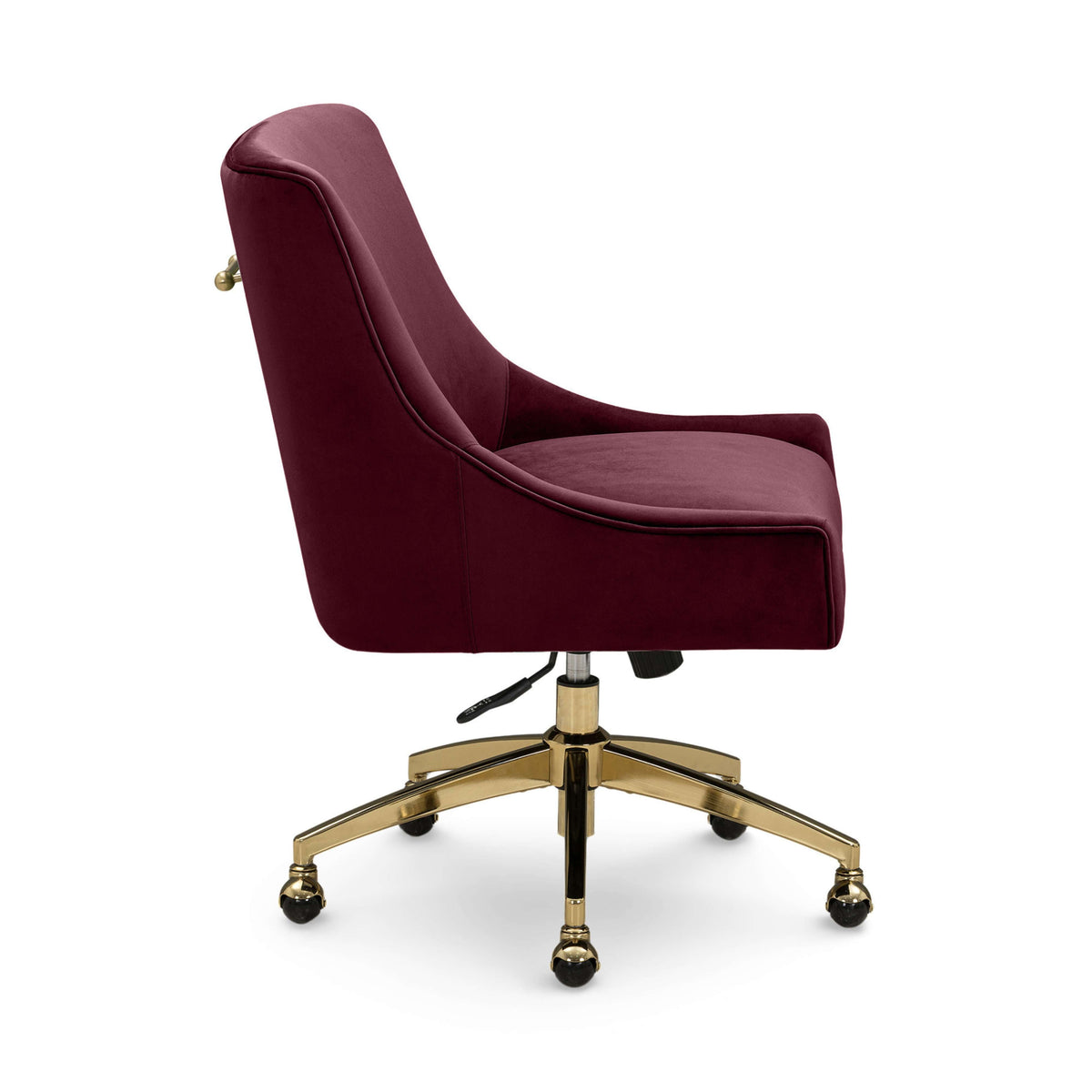 Beatrix Performance Velvet Office Swivel Chair - View 3