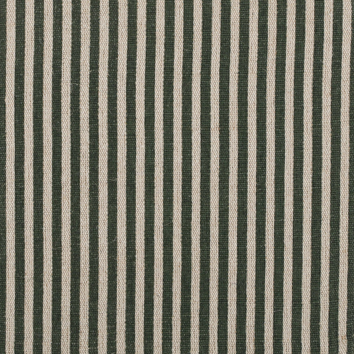 Byron Square Cotton Jute Ottoman in terracotta stripe fabric finish