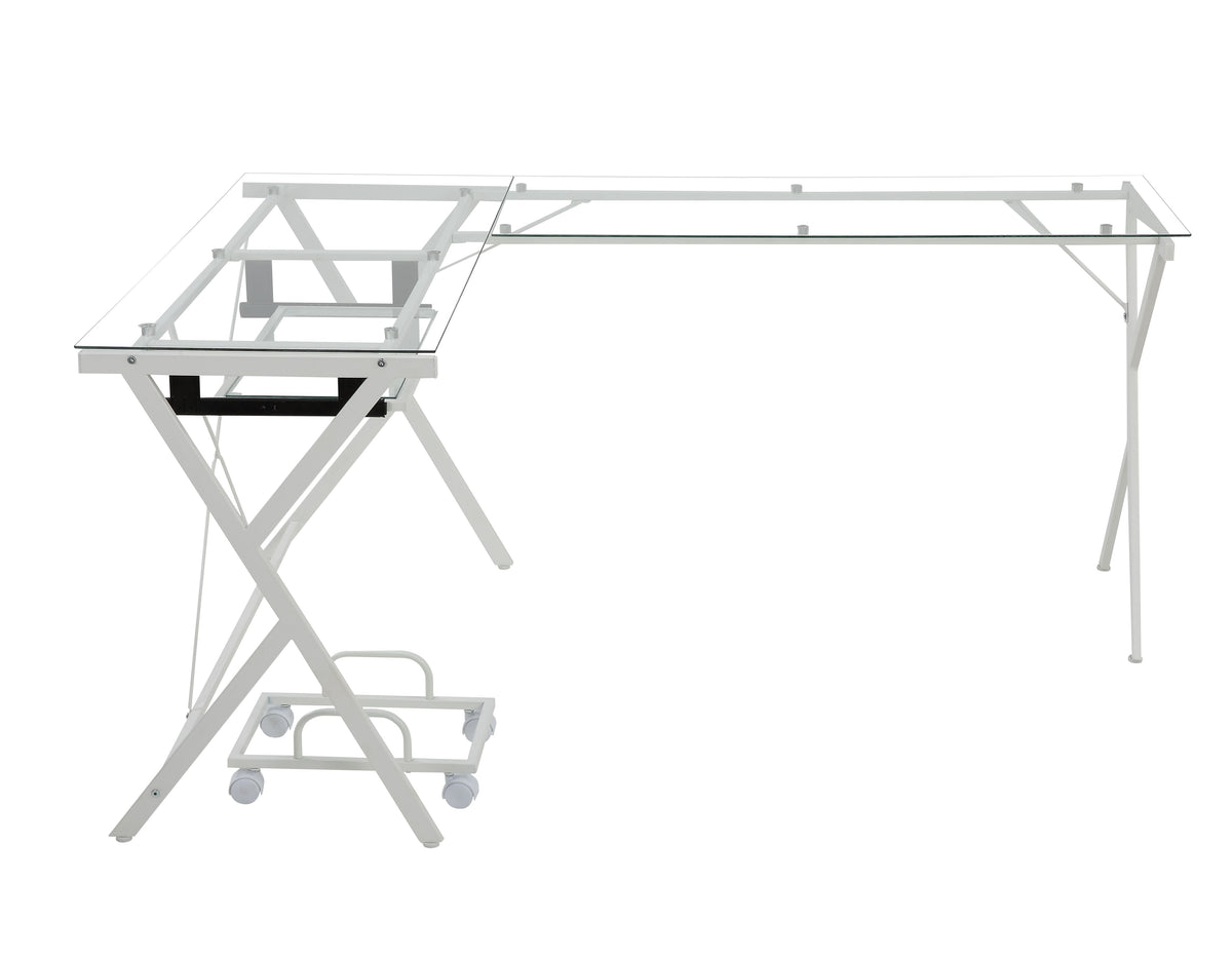 Demas L-Shaped Corner Computer Desk