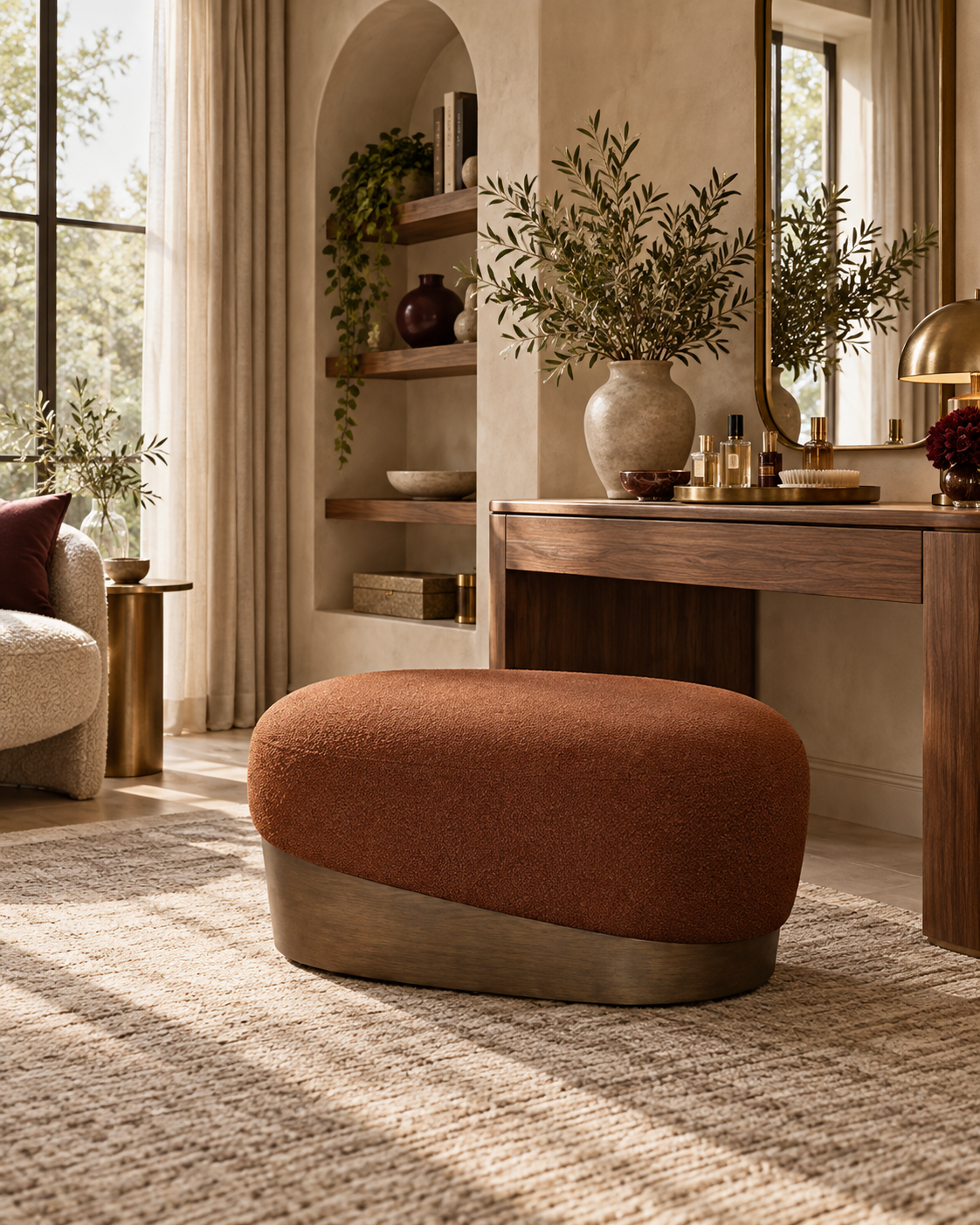 Domina Boucle Ottoman
