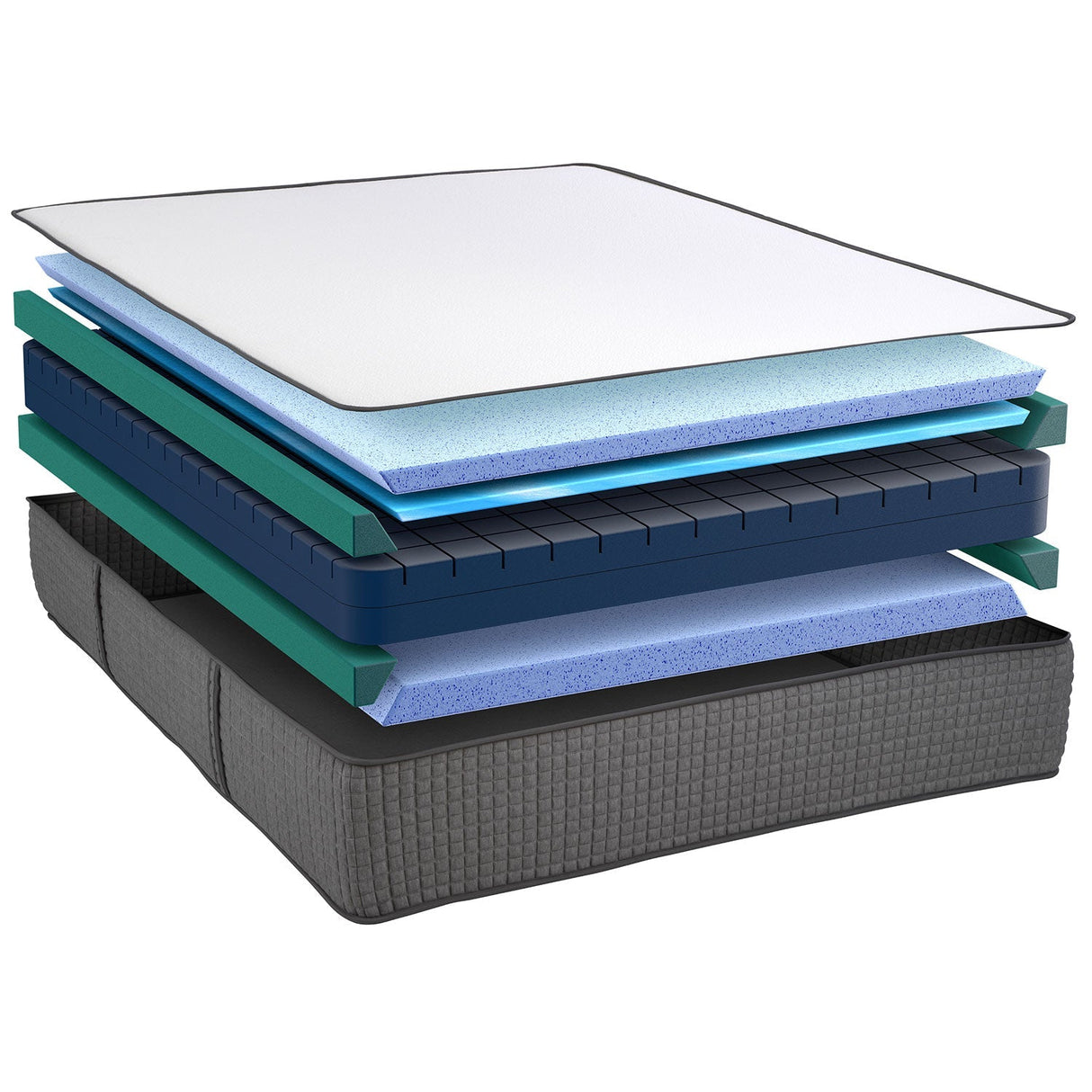 12" iSwitch Flippable Mattress - Two-Sided Medium Firm & Medium Soft