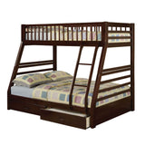 Jason Twin over Full Bunk Bed with 2 Storage Drawers