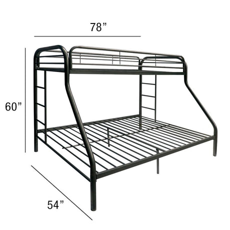 Tritan Metal Bunk Bed with Built-In Side Ladders