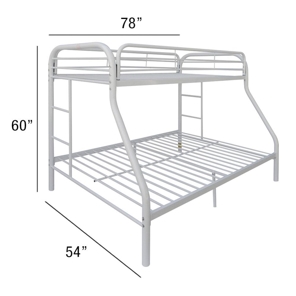 Tritan Metal Bunk Bed with Built-In Side Ladders