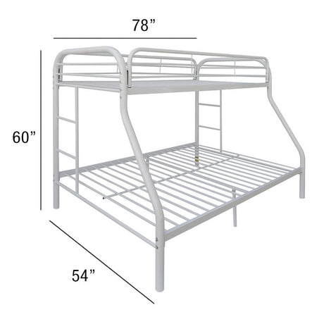 Tritan Metal Bunk Bed with Built-In Side Ladders