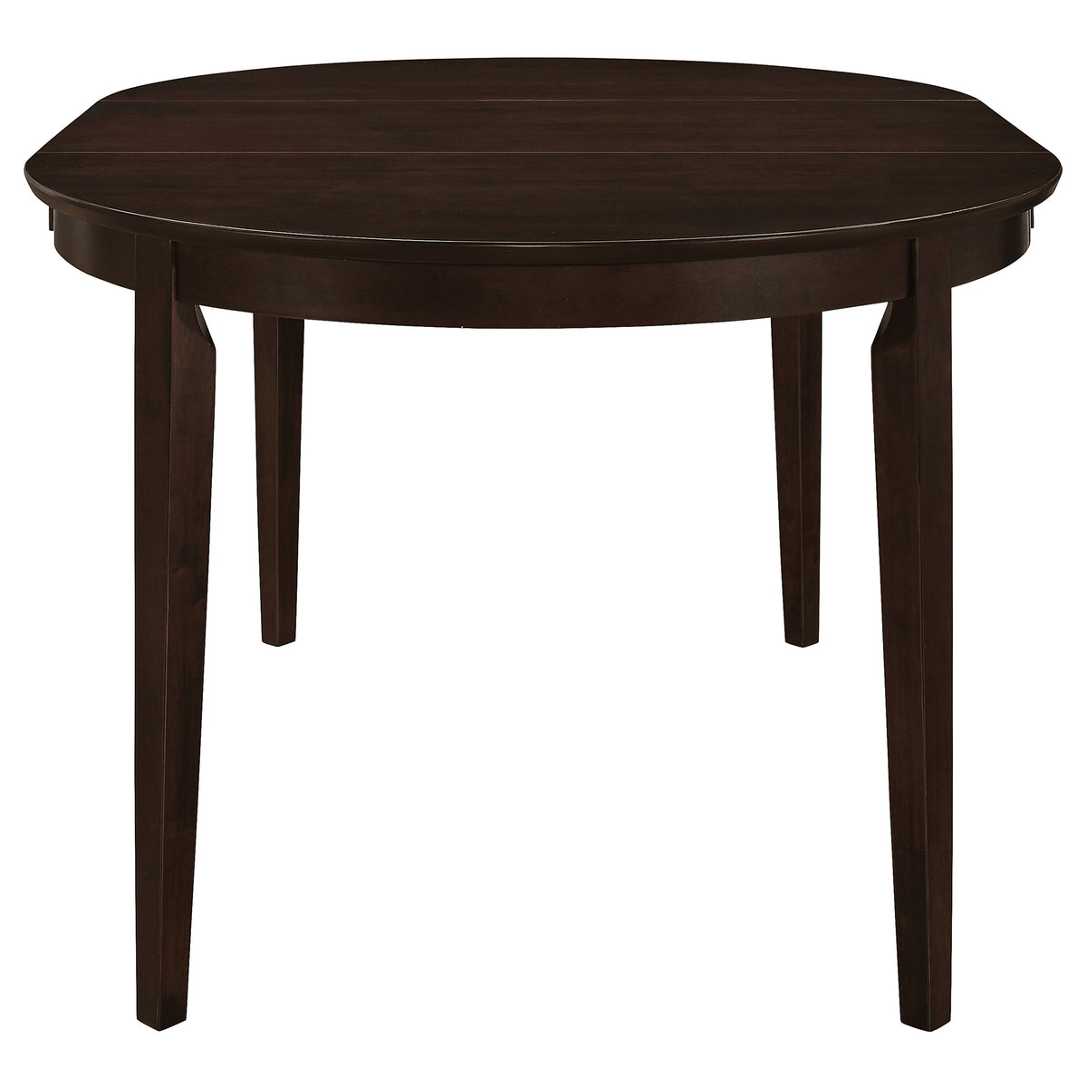 Gabriel Oval Extension Dining Table & Sets - Transitional Cappuccino with Upholstered Side Chairs – view 16