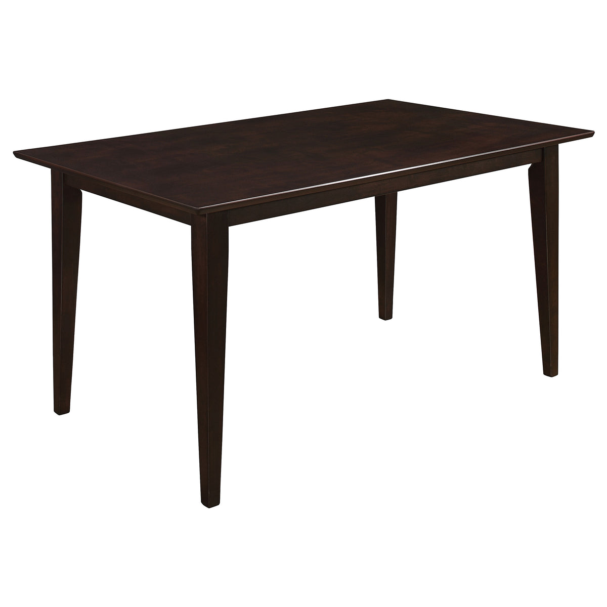 Gabriel 59" Rectangular Dining Table & Sets - Transitional Cappuccino with Lattice or Upholstered-Back Chairs – view 16