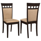 Gabriel 59" Rectangular Dining Table & Sets - Set of 2 Upholstered-Back Side Chairs