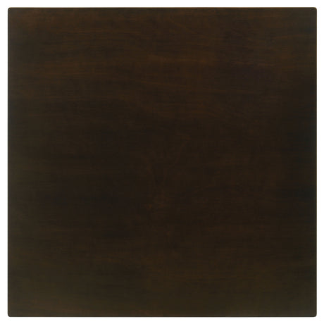 Jaden 47" Square Counter Height Dining Table & Set - Espresso with Wine Storage Base & Leatherette Chairs – view 13