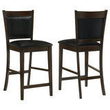Jaden 47" Square Counter Height Dining Table & Set - Set of 2 Counter Chairs