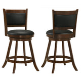 Broxton Swivel Counter or Bar Stools - Set of 2 Counter Height Stools