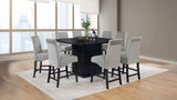 Stanton Square Counter Height Dining Table & Sets - 9pcs- Table + 8 Counter Chairs